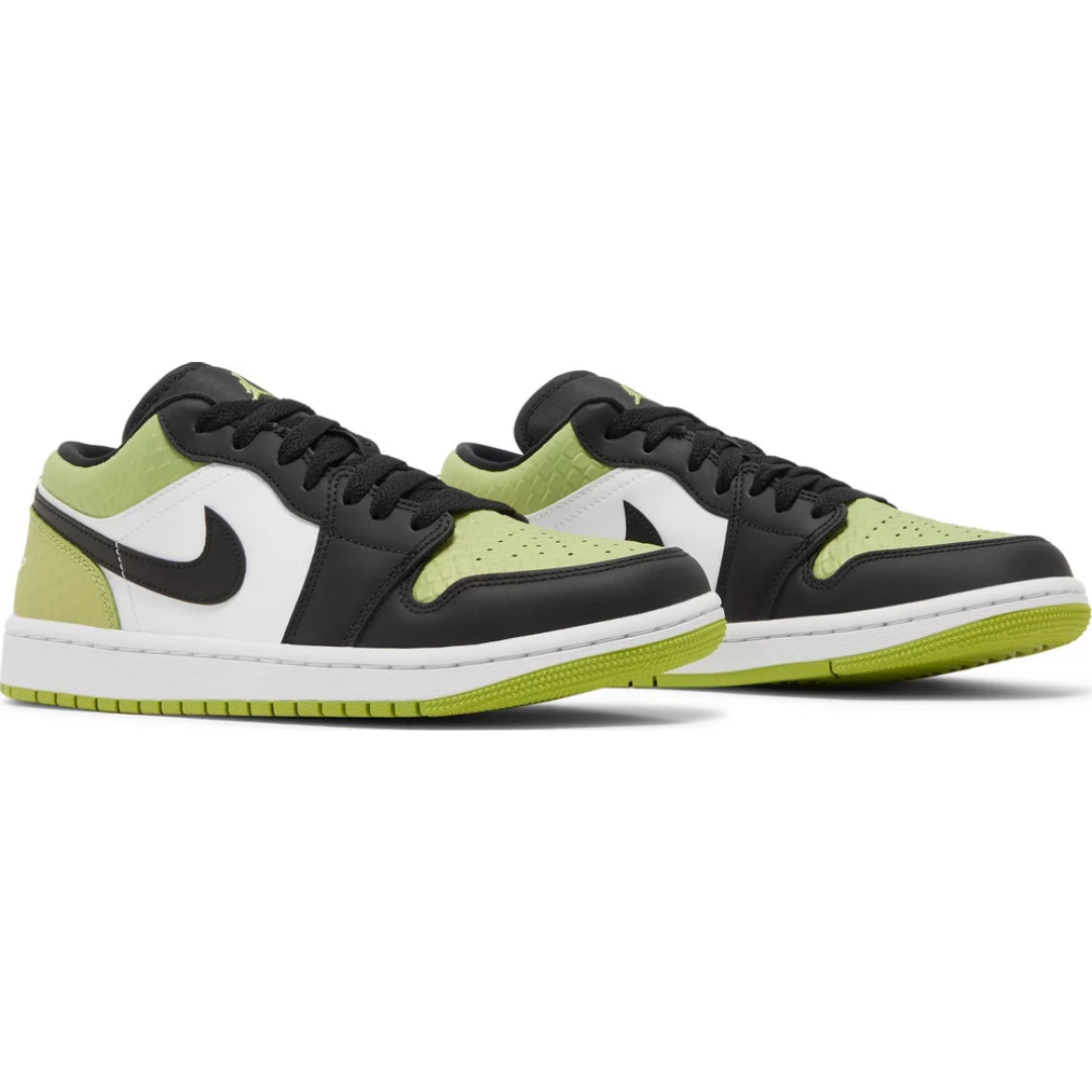 Jordan 1 Low Snakeskin Vivid Green (Women's)