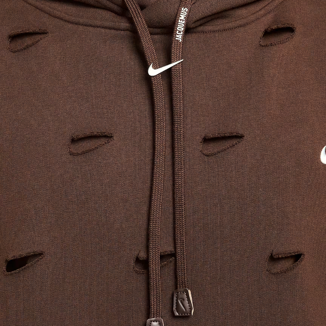Jacquemus x Nike Le Swoosh Hoodie Brown