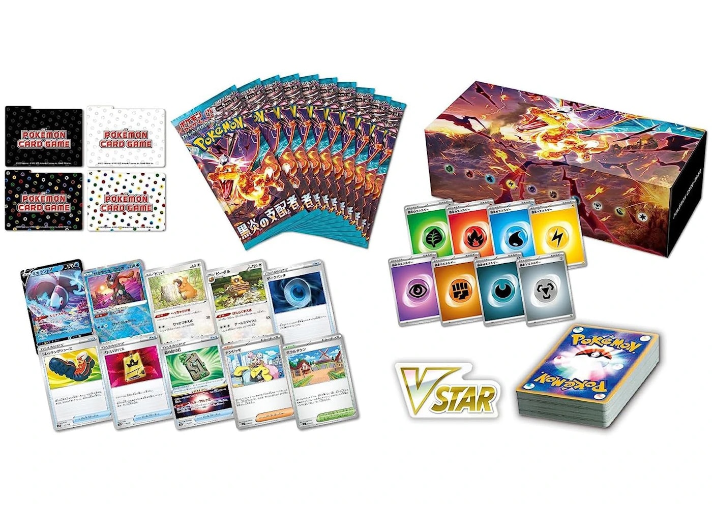 Pokemon Expansion Pack Ruler of the Black Flame Deck Build Box (Japanese) Pokémon TCG Scarlet & Violet