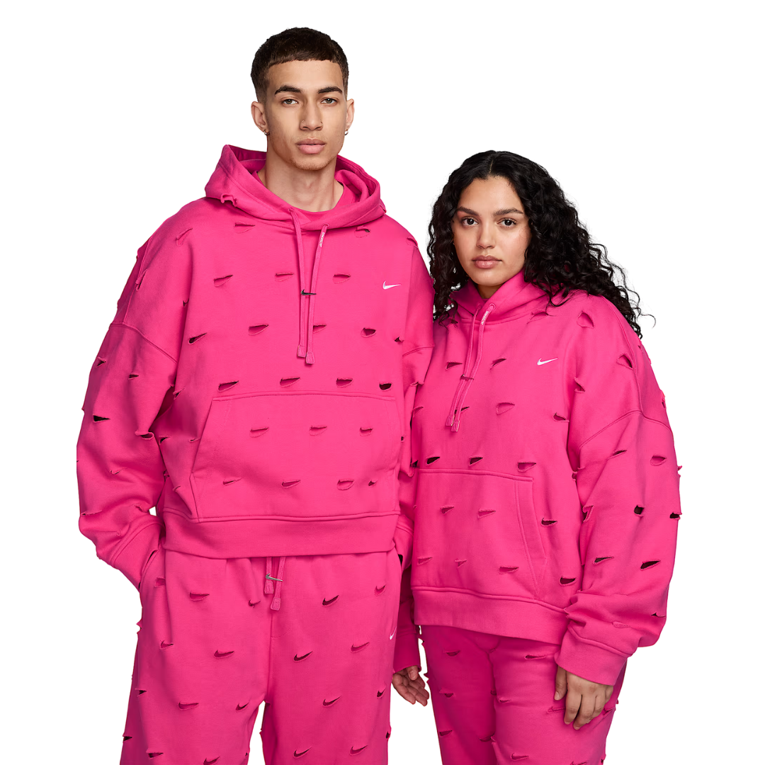 Jacquemus x Nike Le Swoosh Hoodie Dark Pink