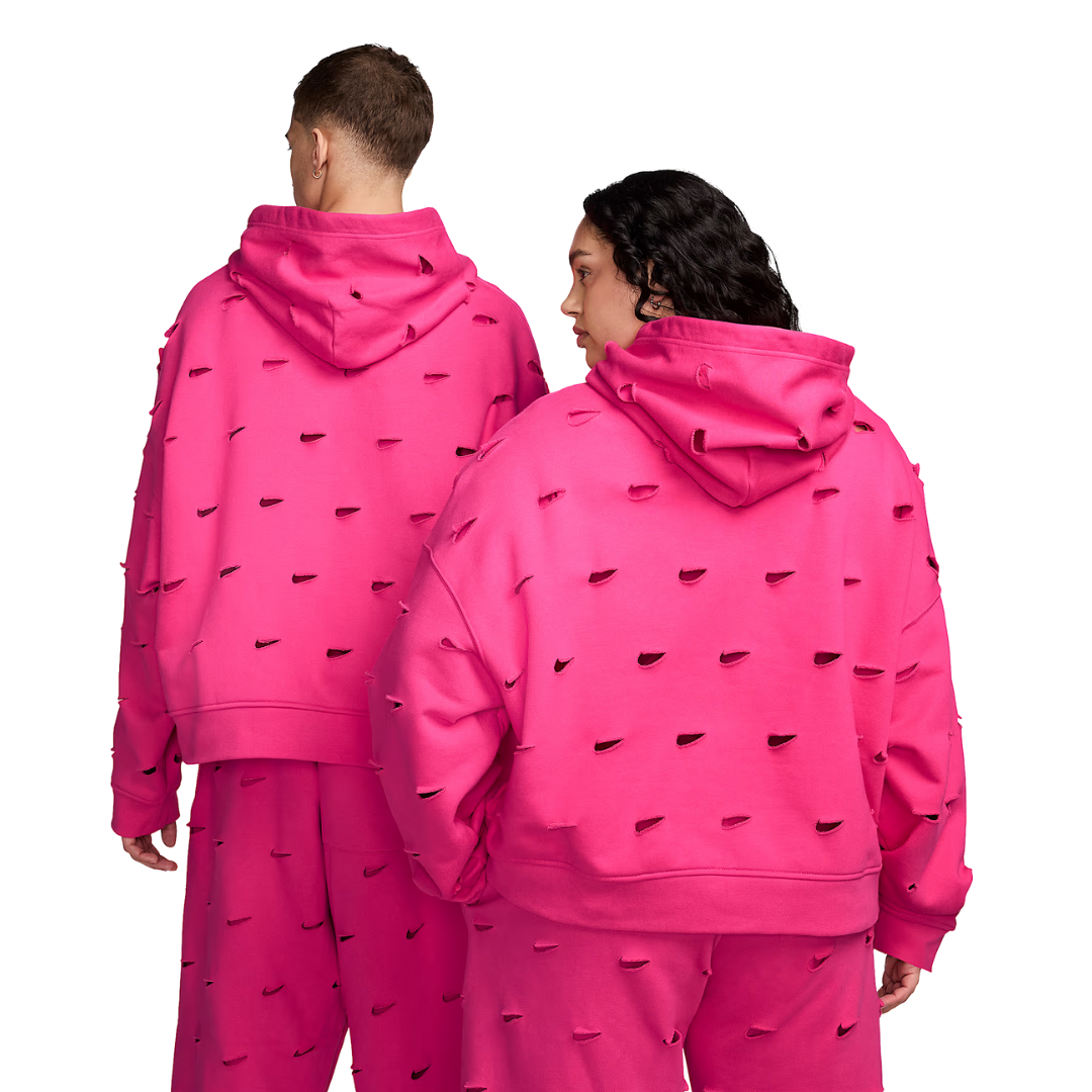 Jacquemus x Nike Le Swoosh Hoodie Dark Pink