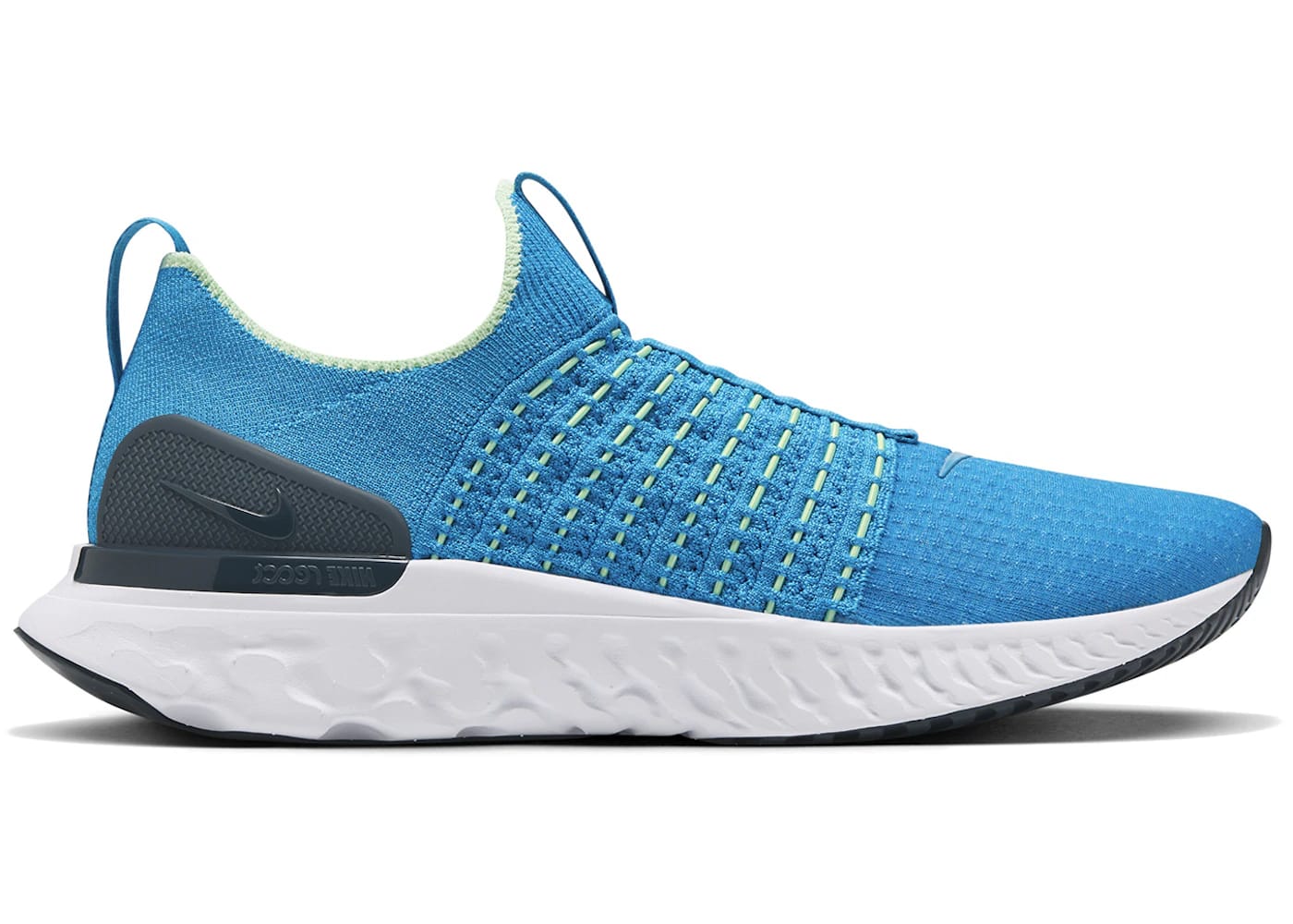 Nike React Phantom Run Flyknit 2 Blue Orbit Vapor Green Deep Ocean