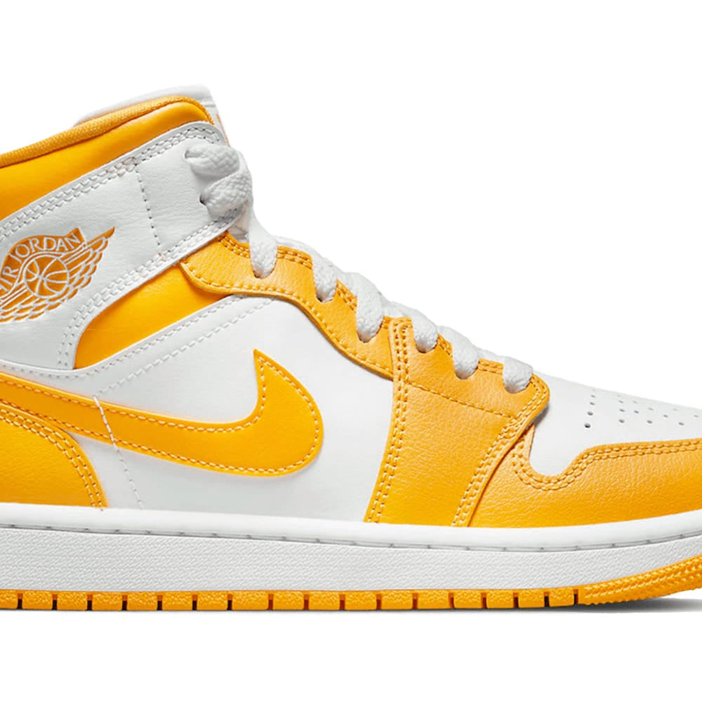 Jordan 1 Mid White University Gold (Women's)