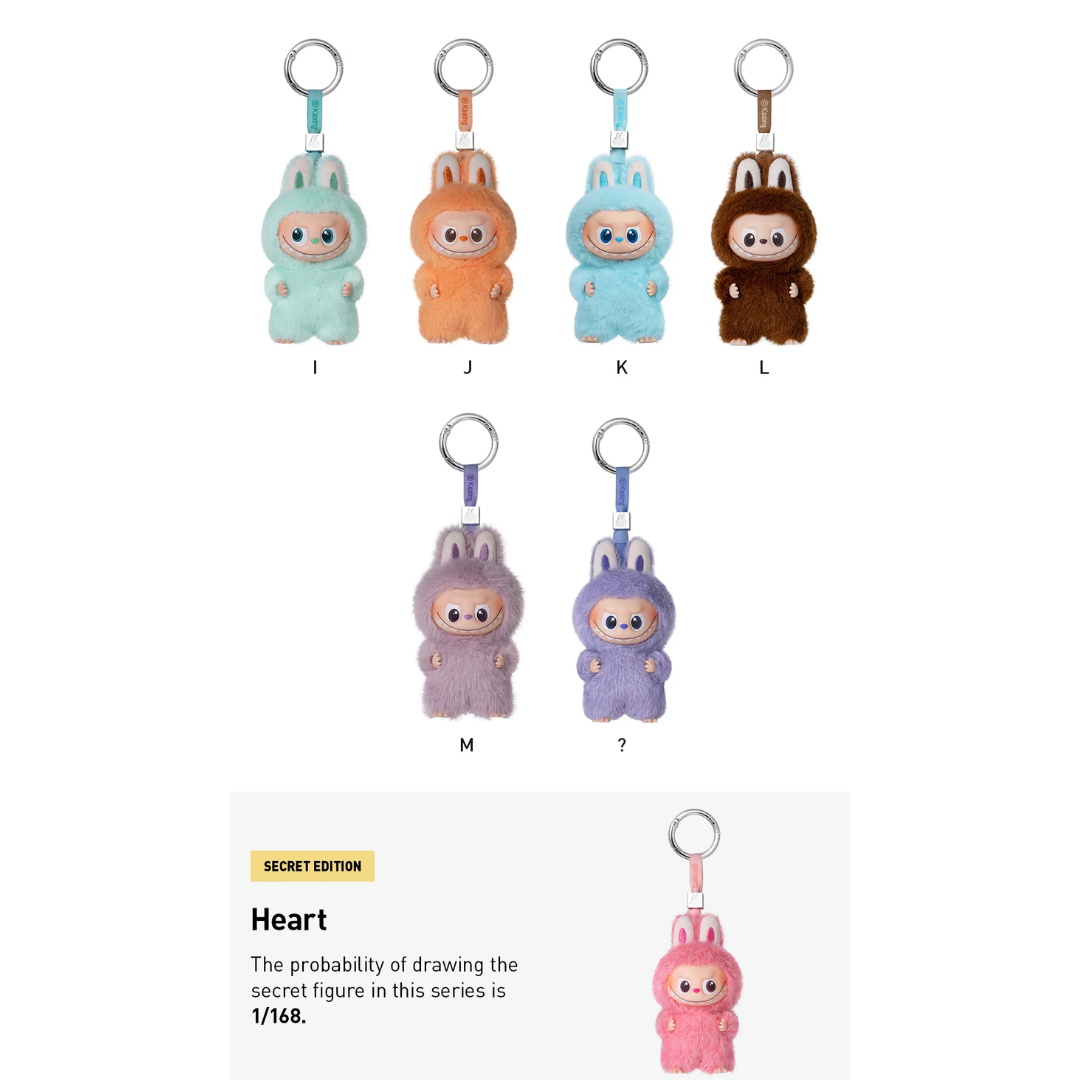 Pop Mart Labubu The Monsters Pin for Love Series Vinyl Plush Pendant (A-M) Single Blind Box