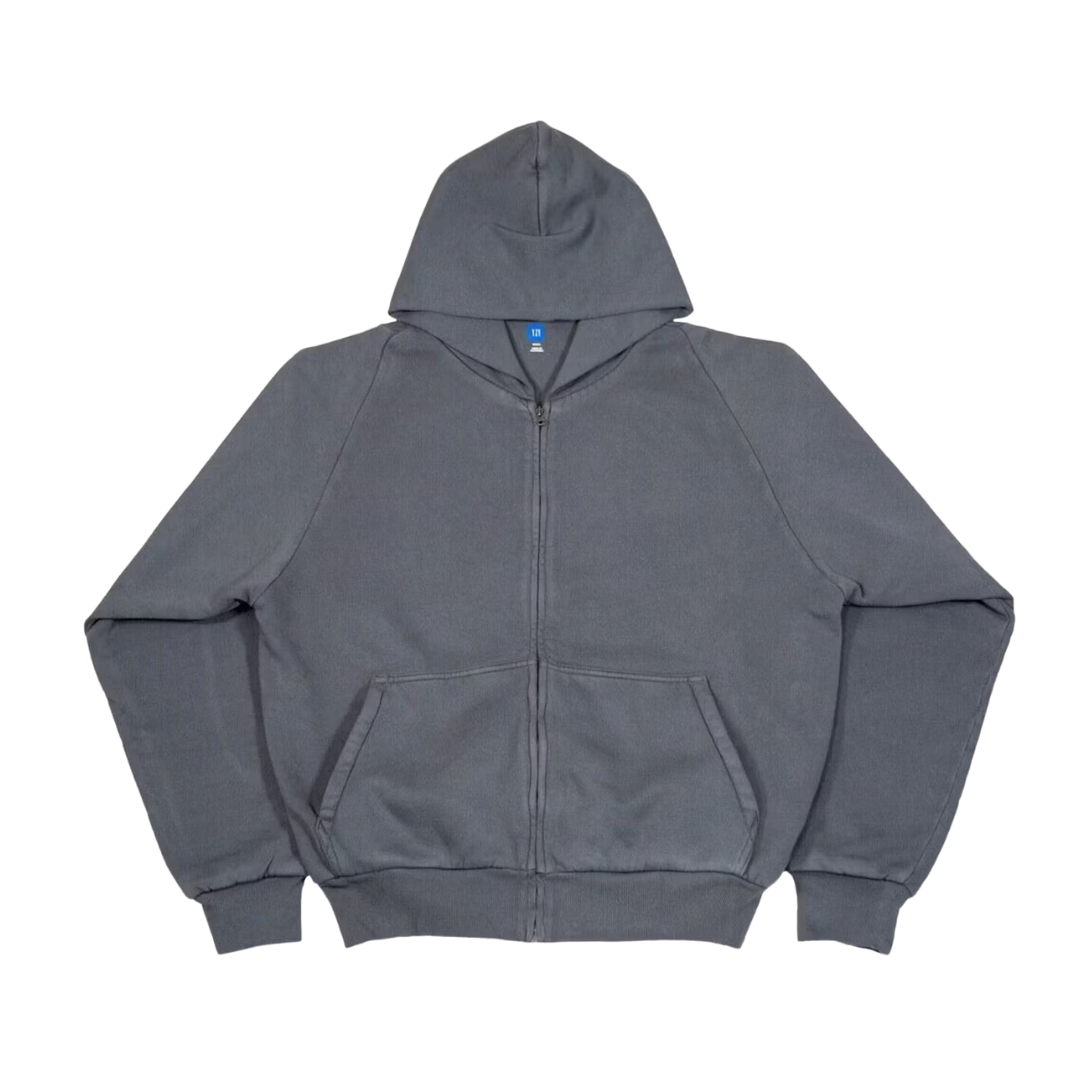 Yeezy x Gap Zip Up Exclusive Hoodie Dark Grey