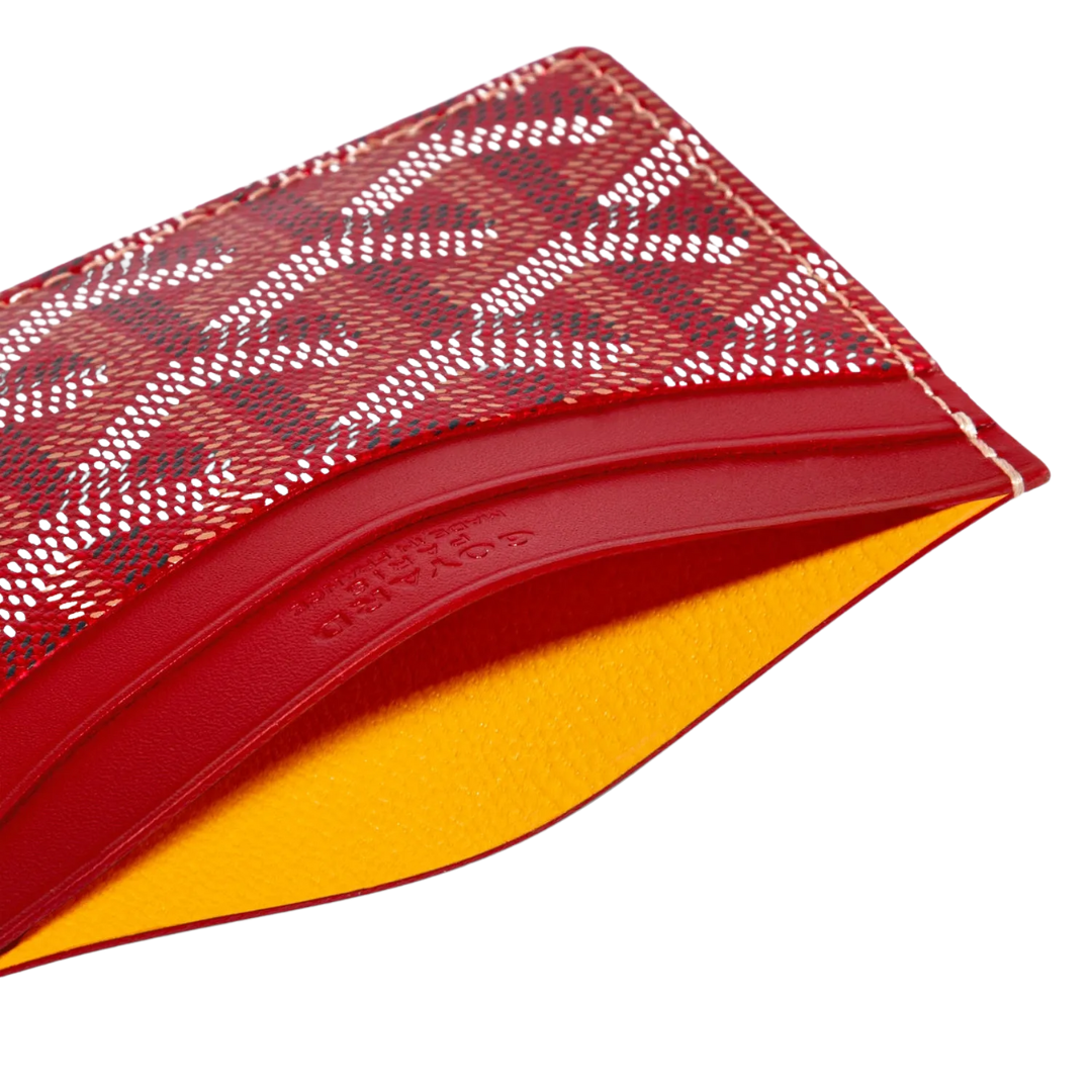 Goyard Saint-Sulpice Card Holder – Red