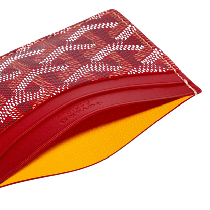 Goyard Saint-Sulpice Card Holder – Red