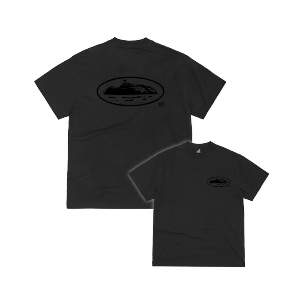 Corteiz OG Island Tee Triple Black