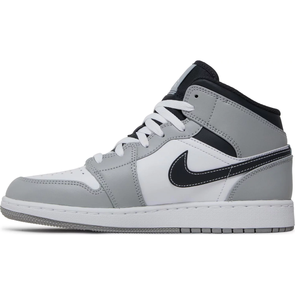 
                      
                        Jordan 1 Mid Light Smoke Grey (GS)
                      
                    