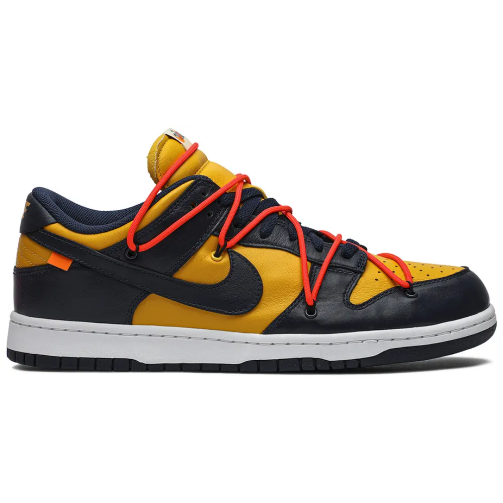 
                      
                        Nike Dunk Low Off-White University Gold
                      
                    