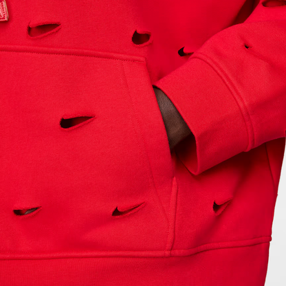 Jacquemus x Nike Le Swoosh Hoodie Dark Red