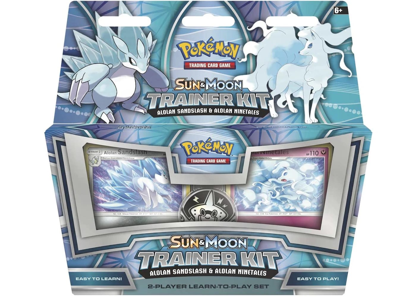 Pokemon Alolan Sandslash & Alolan Ninetales Pokémon TCG Sun & Moon Trainer Kit