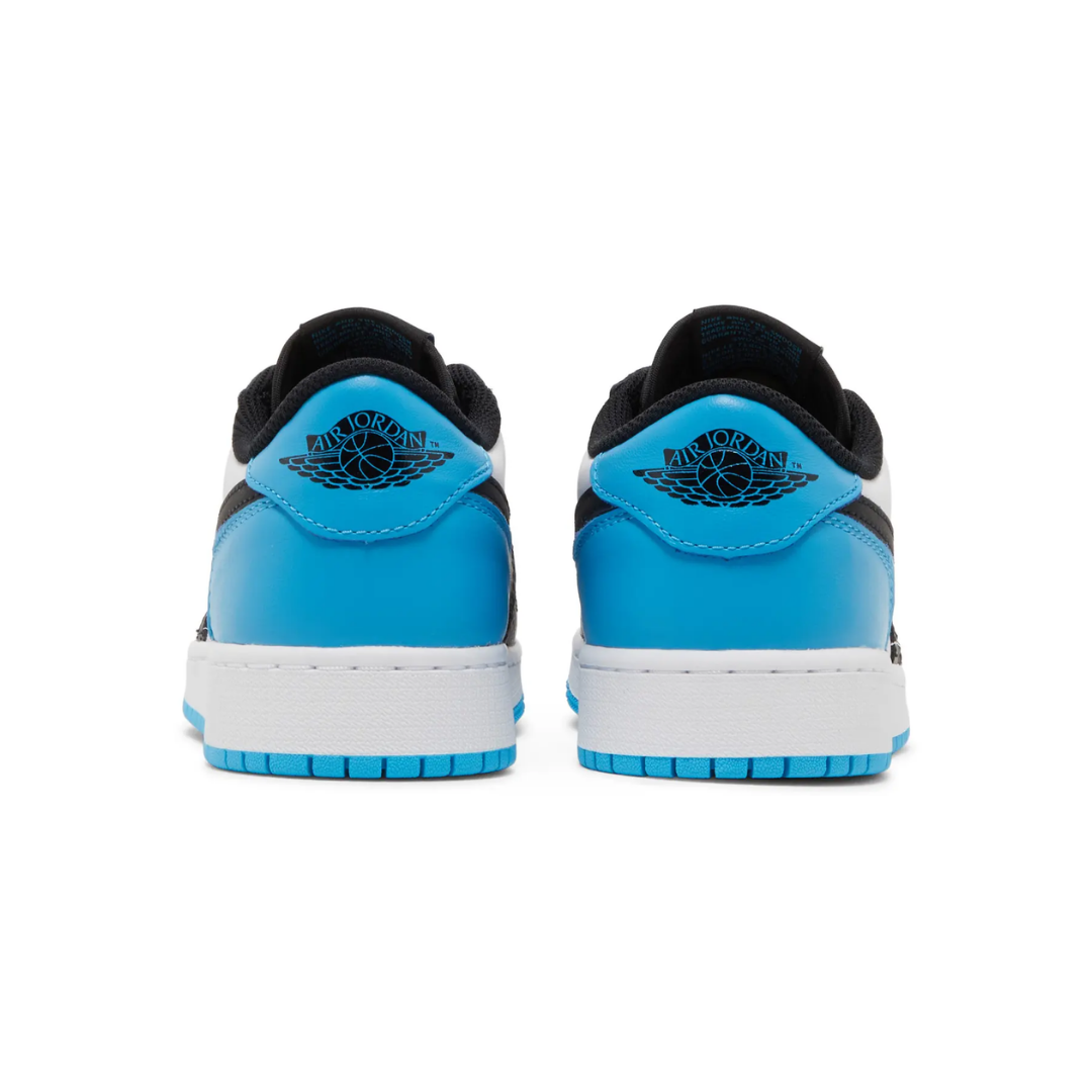 Jordan 1 Retro Low OG Black Dark Powder Blue (GS)