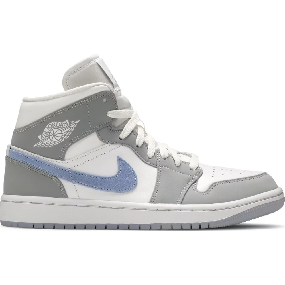 Jordan 1 Mid Wolf Grey Aluminum (Women's)