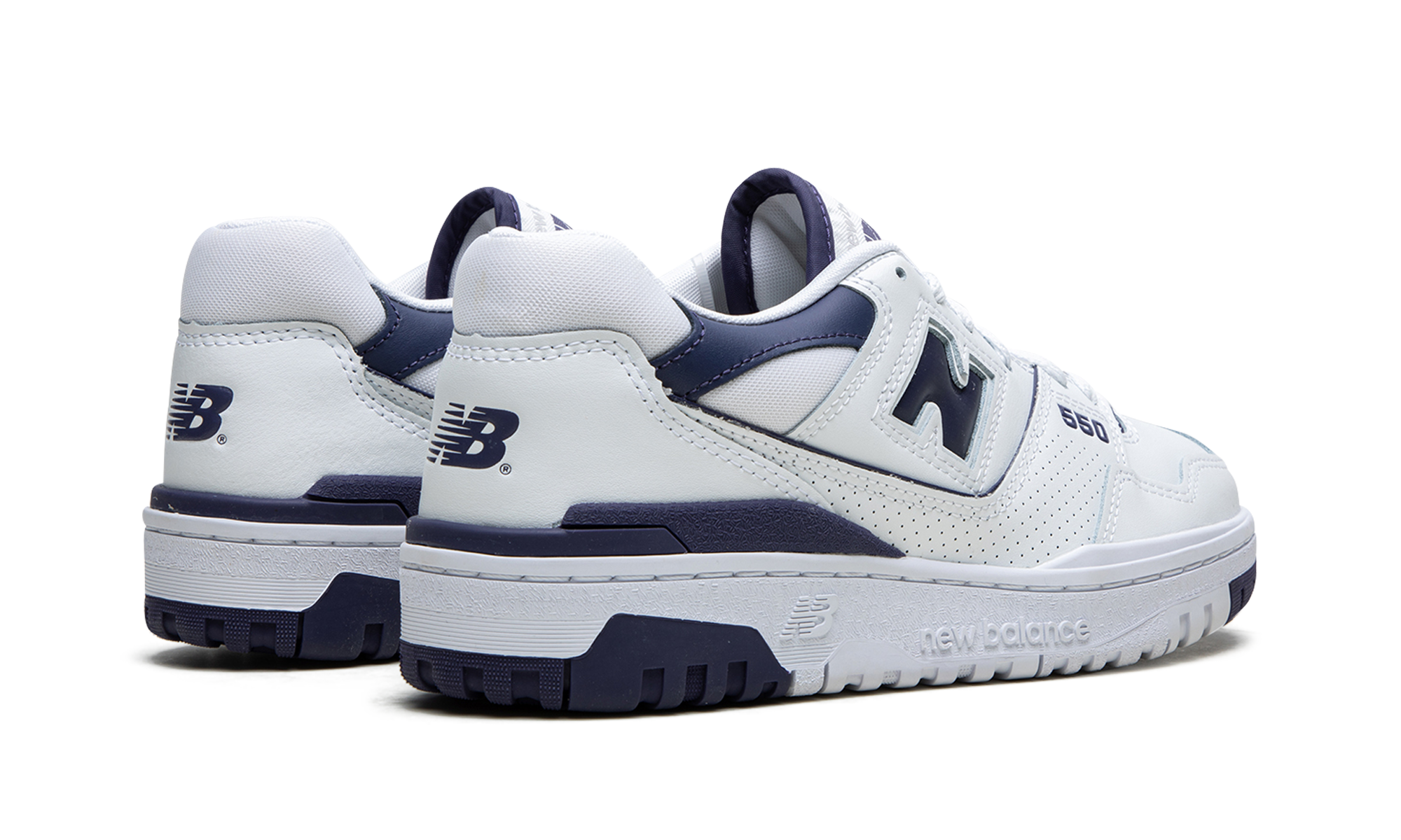 New Balance 550 White Dark Mercury (Women's)