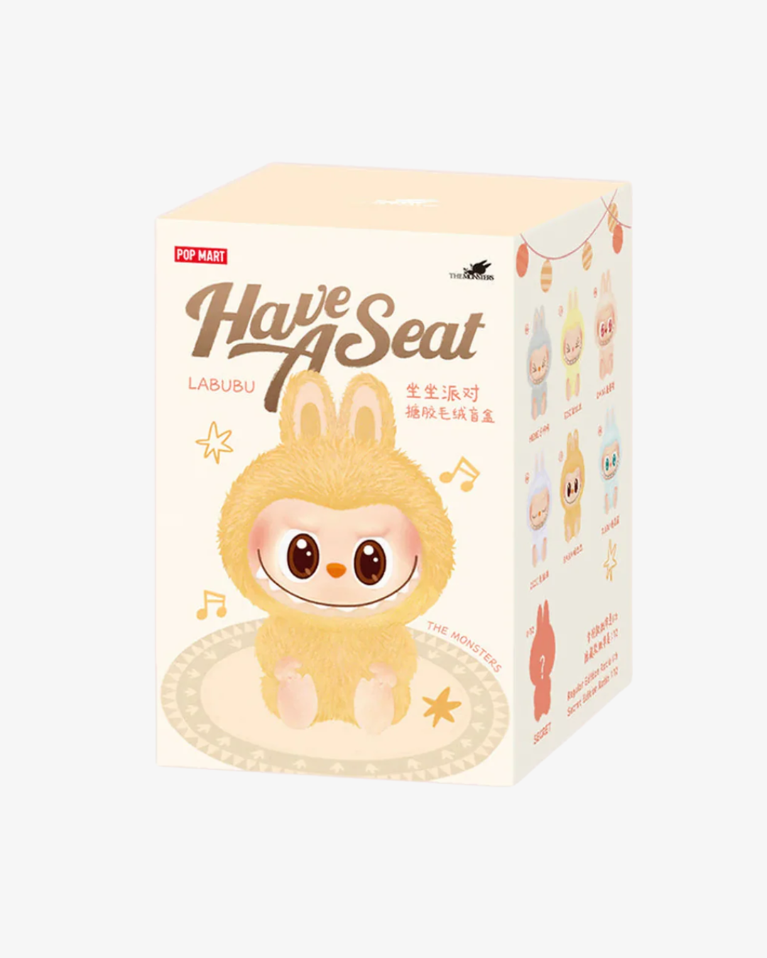 Pop Mart Labubu The Monsters Have a Seat Vinyl Plush Blind Box