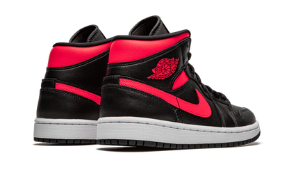 Jordan 1 Mid Black Siren Red (Women's)