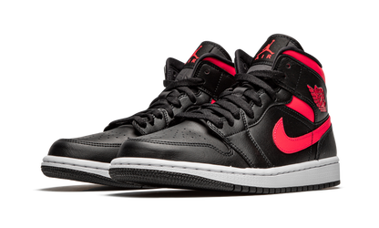 Jordan 1 Mid Black Siren Red (Women's)