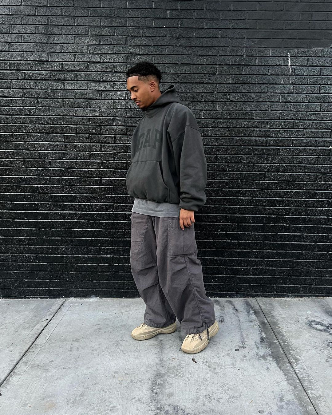 Yeezy Gap Engineered by Balenciaga Dove Hoodie Black