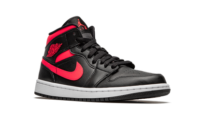 Jordan 1 Mid Black Siren Red (Women's)