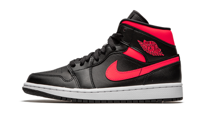 Jordan 1 Mid Black Siren Red (Women's)