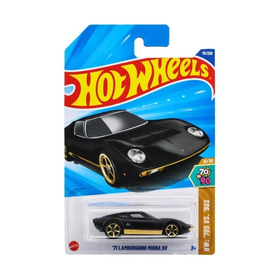 HOT WHEELS - 71 LAMBORGHINI MIURA SV (2025) - HW 70s VS 90s 6/10