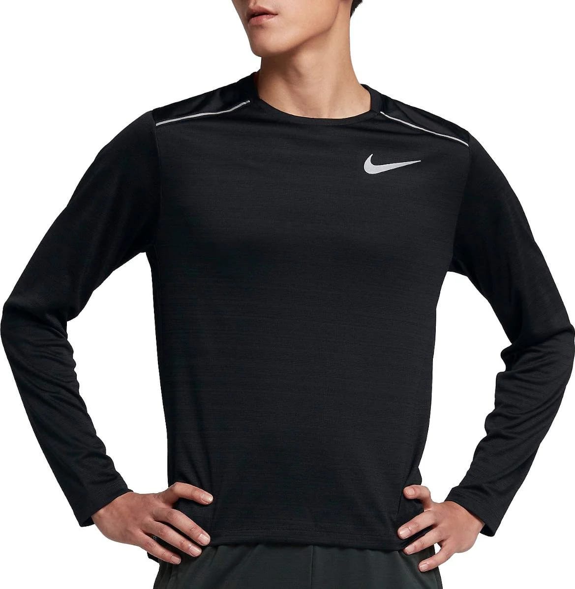 Nike Miler T-Shirt 1.0 Long Sleeve Black