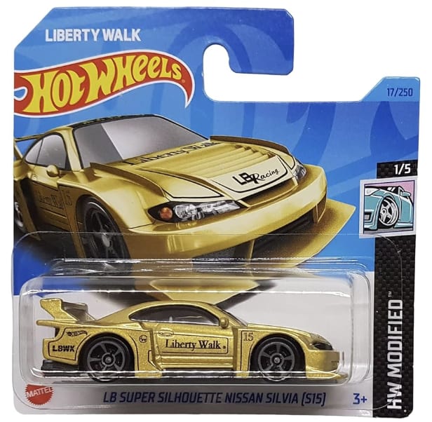 Hot Wheels - LB Super Silhouette Nissan Silvia ( S15 ) Gold LBWK Liberty Walk