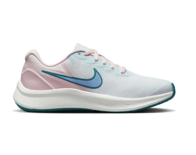 Nike Star Runner 3 'White Pink Mineral Teal' GS