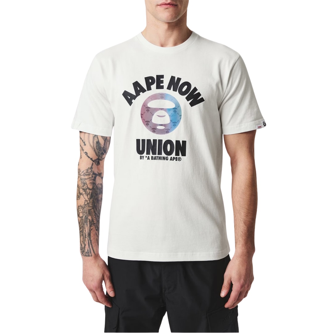 Aape Union Laser Tee 'White'