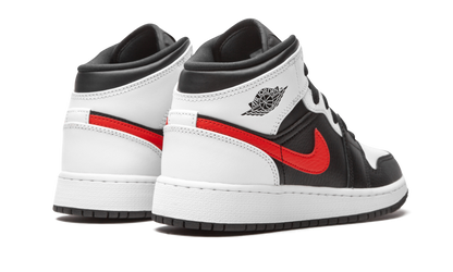 Jordan 1 Mid White Black Chile Red (GS)