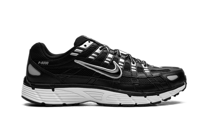 Nike P-6000 Black White Metallic Silver