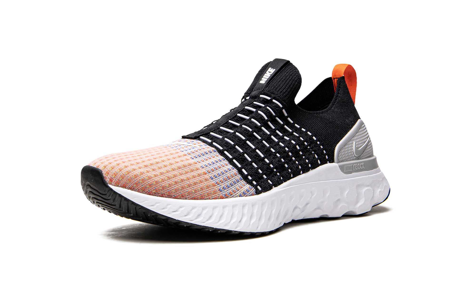 Nike React Phantom Run Flyknit 2 Black Team Orange