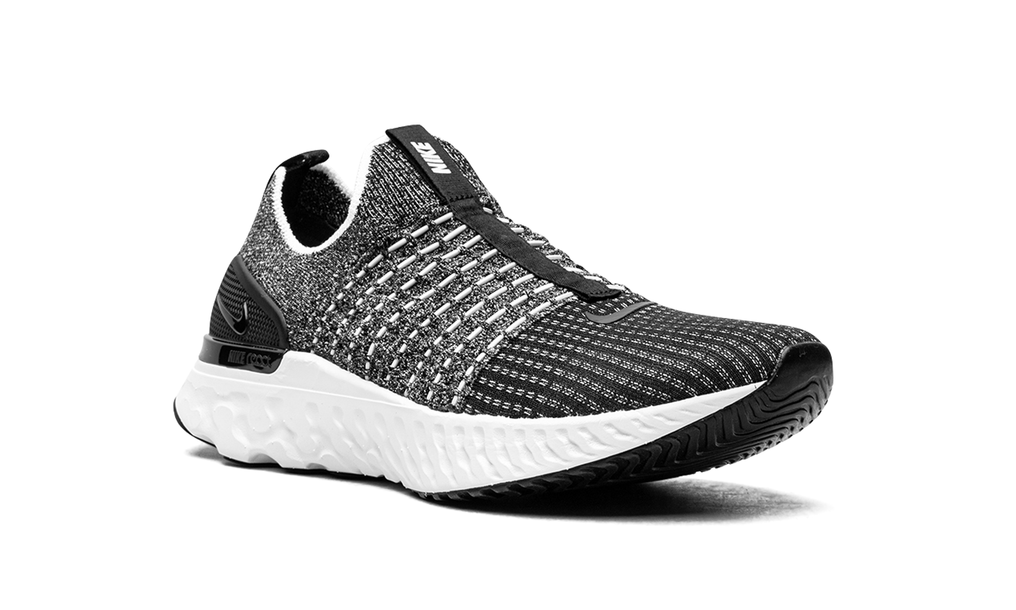 Nike React Phantom Run Flyknit 2 Black White Blend