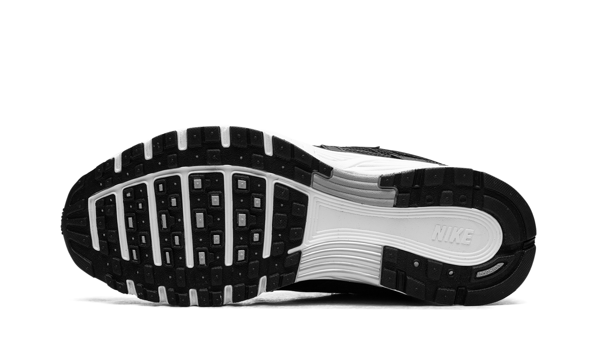 Nike P-6000 Black White Metallic Silver