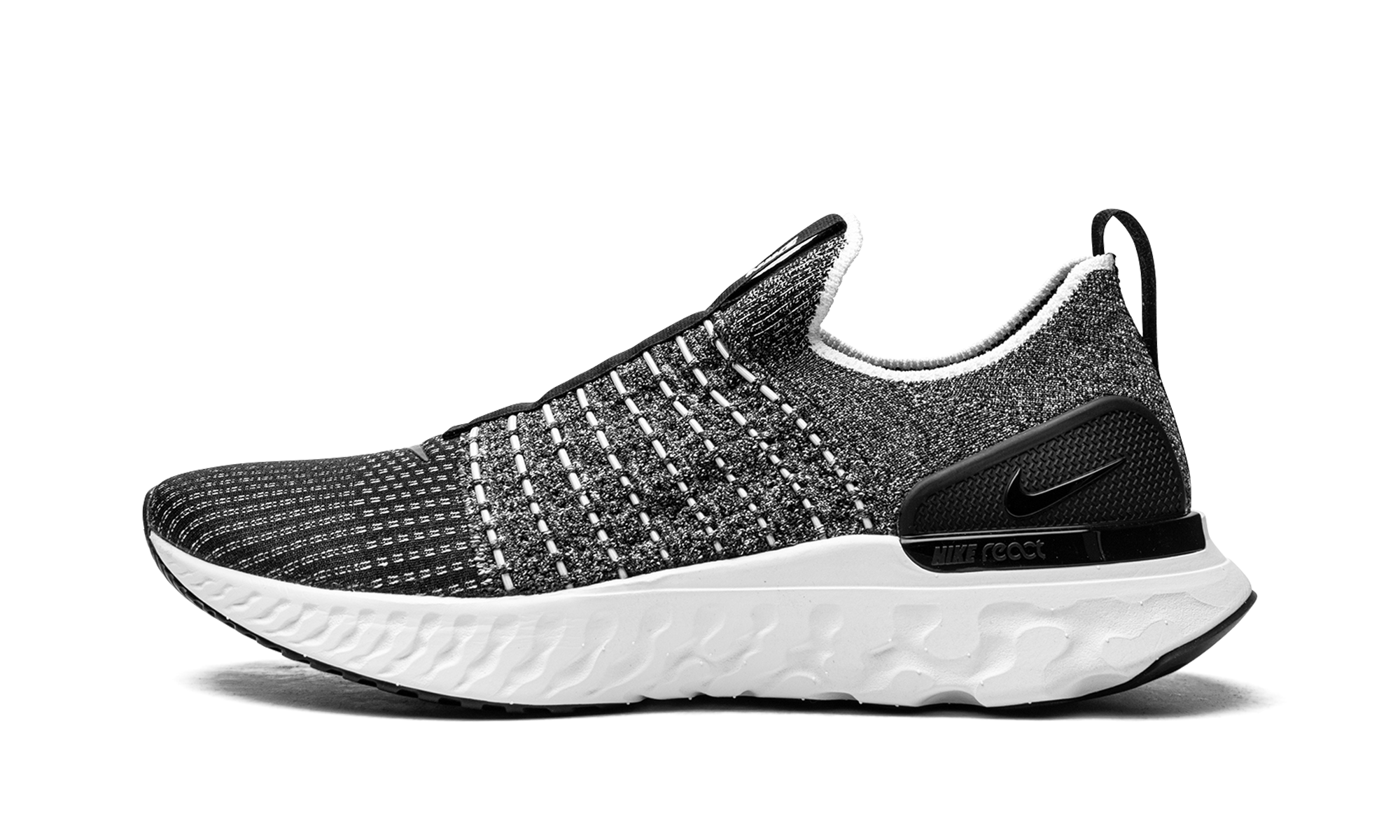 Nike React Phantom Run Flyknit 2 Black White Blend