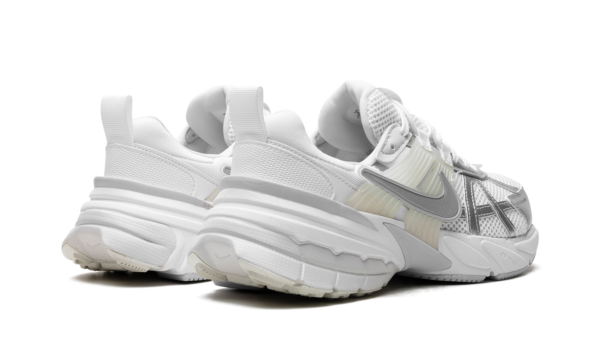 Nike V2K Run Metallic Silver White (Women's)