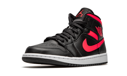 Jordan 1 Mid Black Siren Red (Women's)