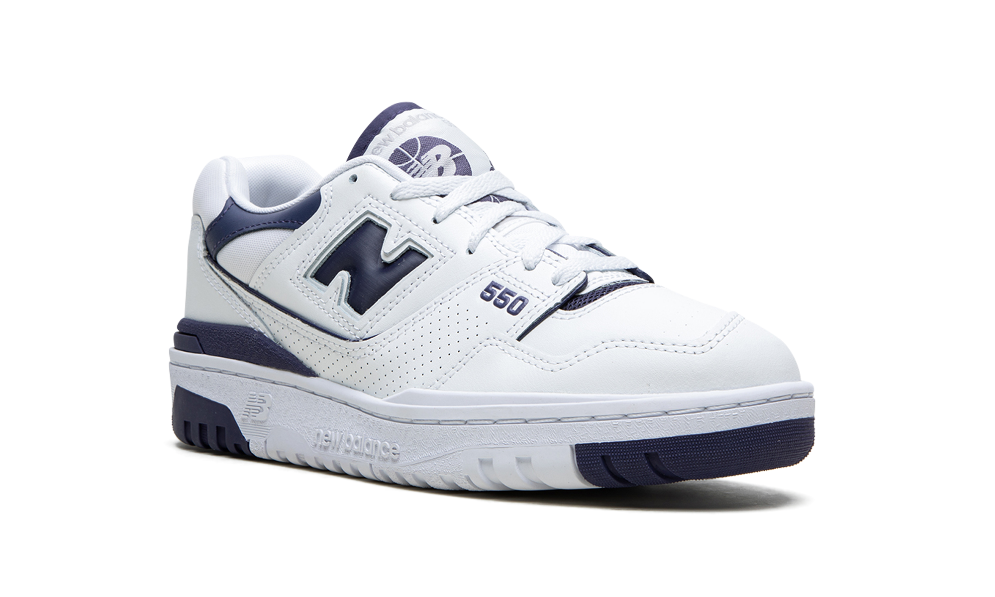 New Balance 550 White Dark Mercury (Women's)
