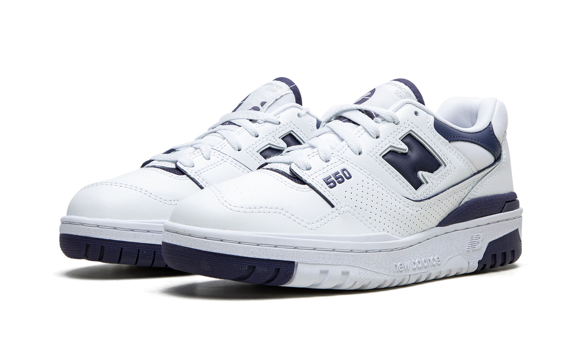 New Balance 550 White Dark Mercury (Women's)