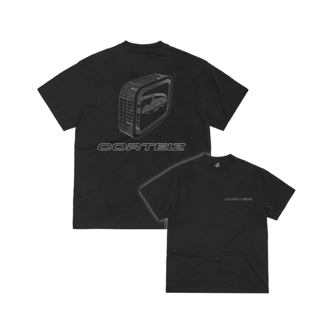 Corteiz Blueprint Tee Black