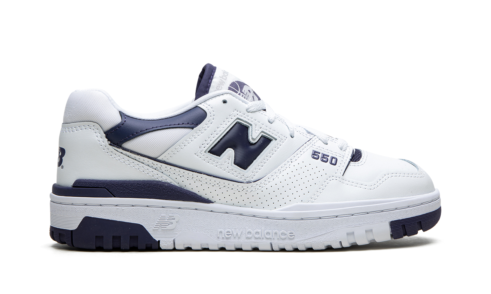 New Balance 550 White Dark Mercury (Women's)