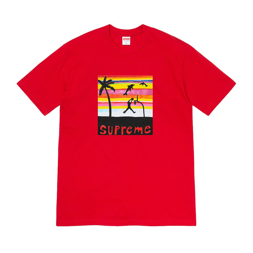 Supreme Dunk Tee Red