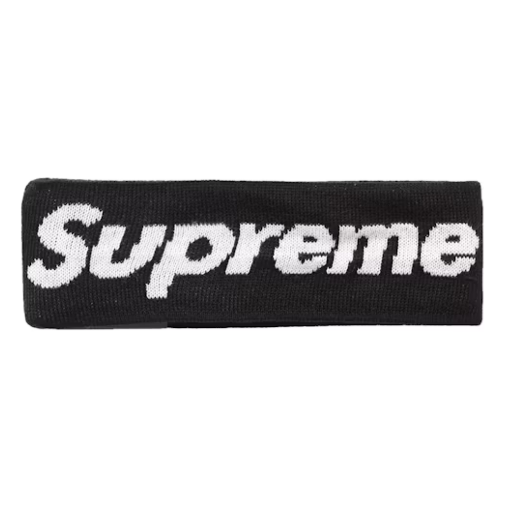 Supreme New Era Big Logo Headband (FW18) Black