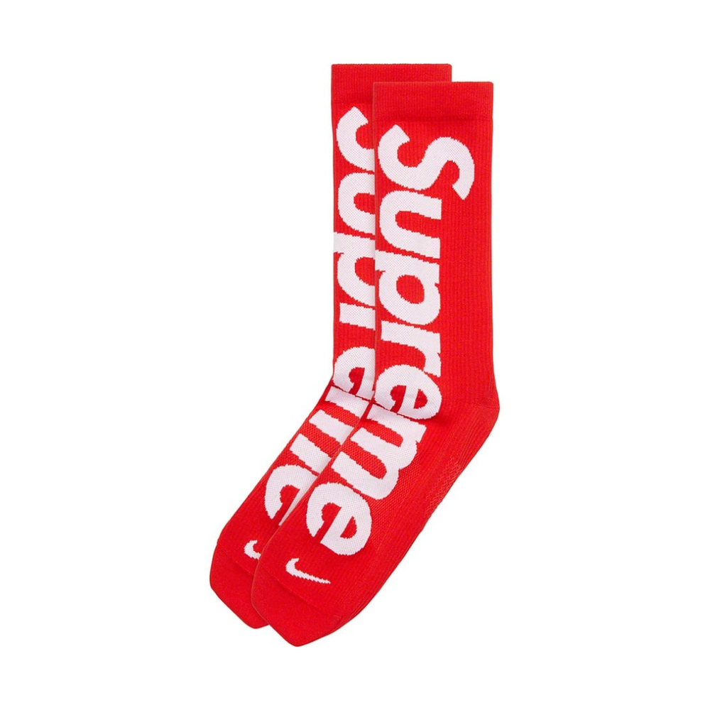 Supreme Nike Lightweight Crew Socks Red