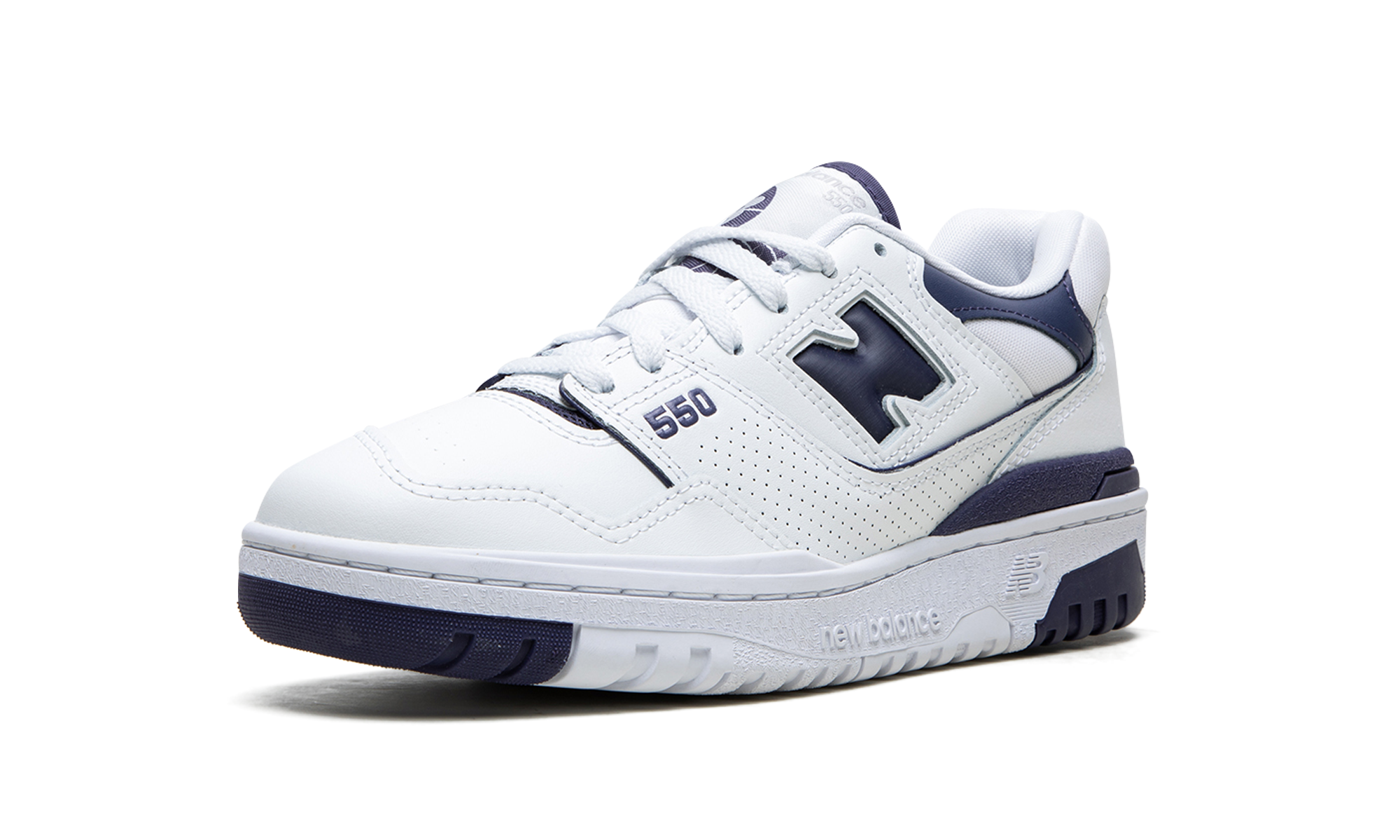 New Balance 550 White Dark Mercury (Women's)