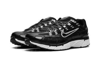 Nike P-6000 Black White Metallic Silver