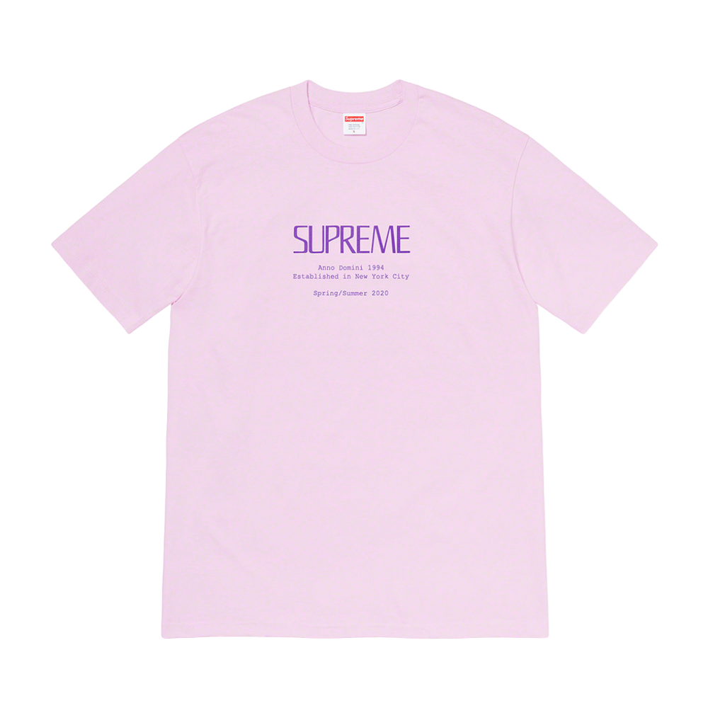 Supreme Anno Domini Tee Light Purple