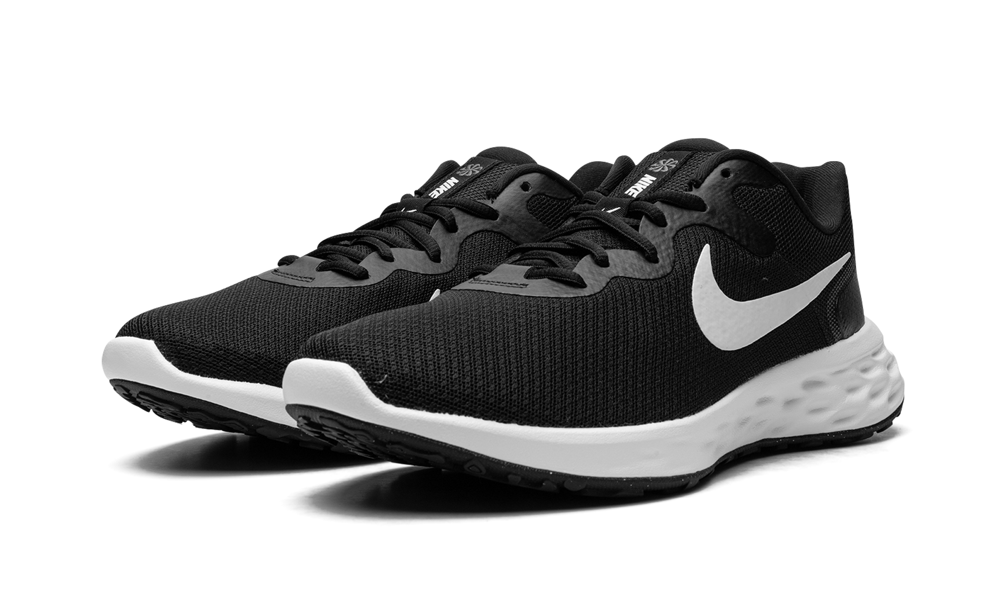 Nike Revolution 6 Black White Iron Grey