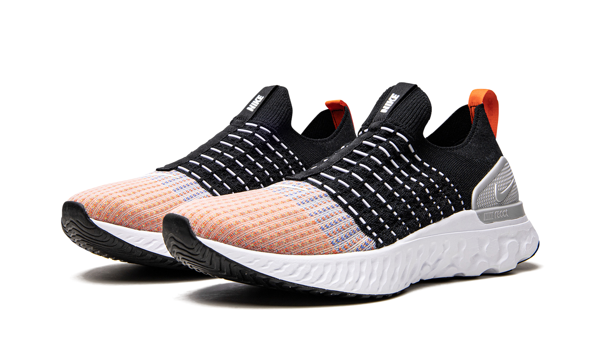 Nike React Phantom Run Flyknit 2 Black Team Orange